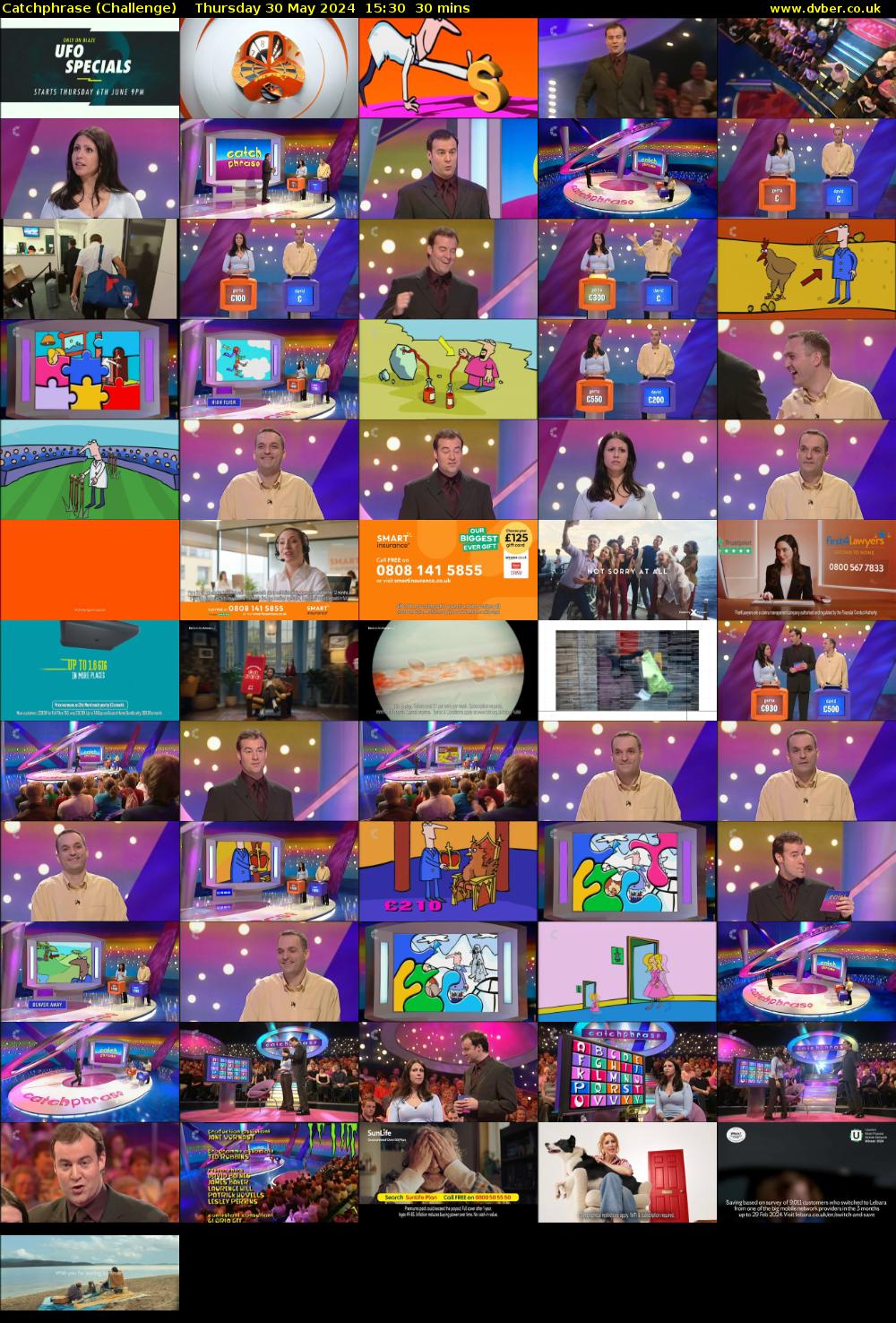 Catchphrase (Challenge) Thursday 30 May 2024 15:30 - 16:00