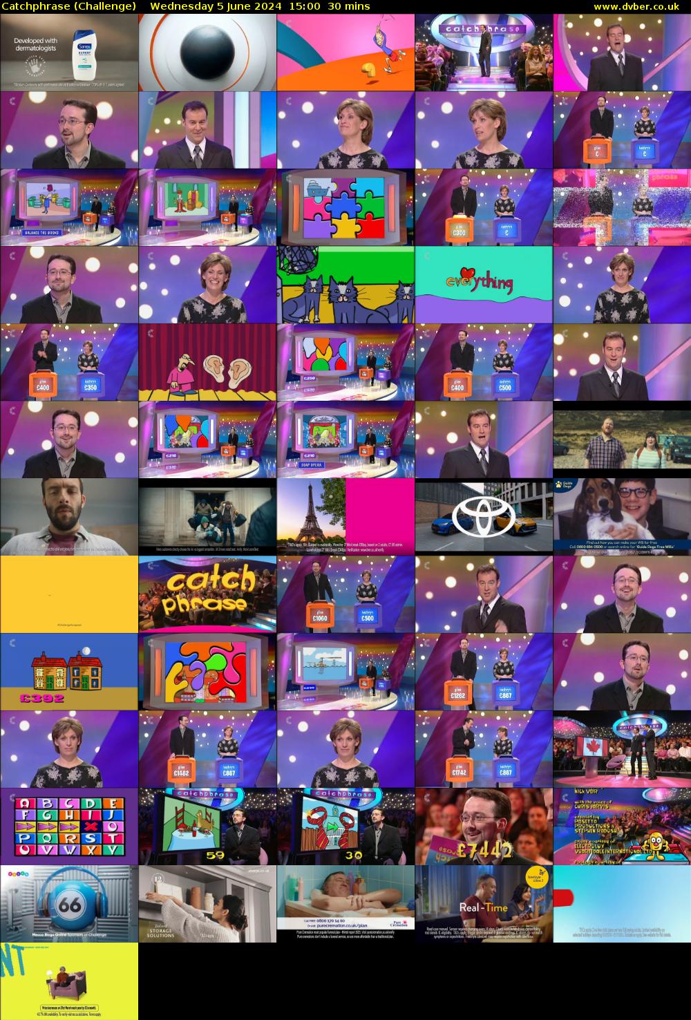 Catchphrase (Challenge) Wednesday 5 June 2024 15:00 - 15:30