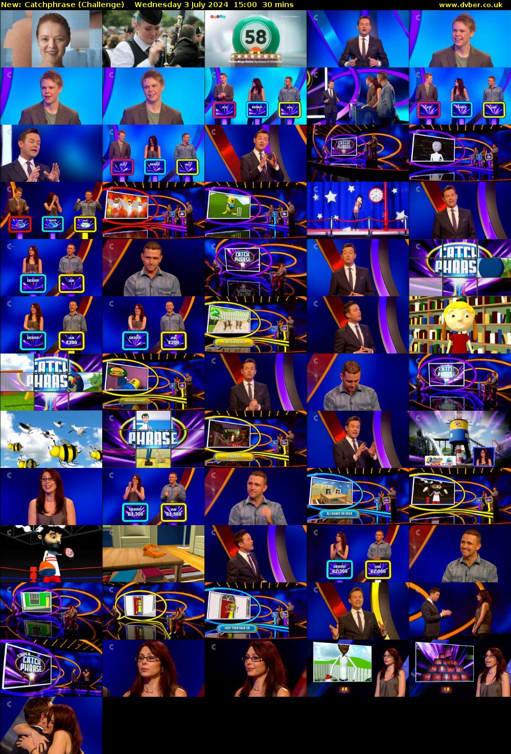 Catchphrase (Challenge) Wednesday 3 July 2024 15:00 - 15:30