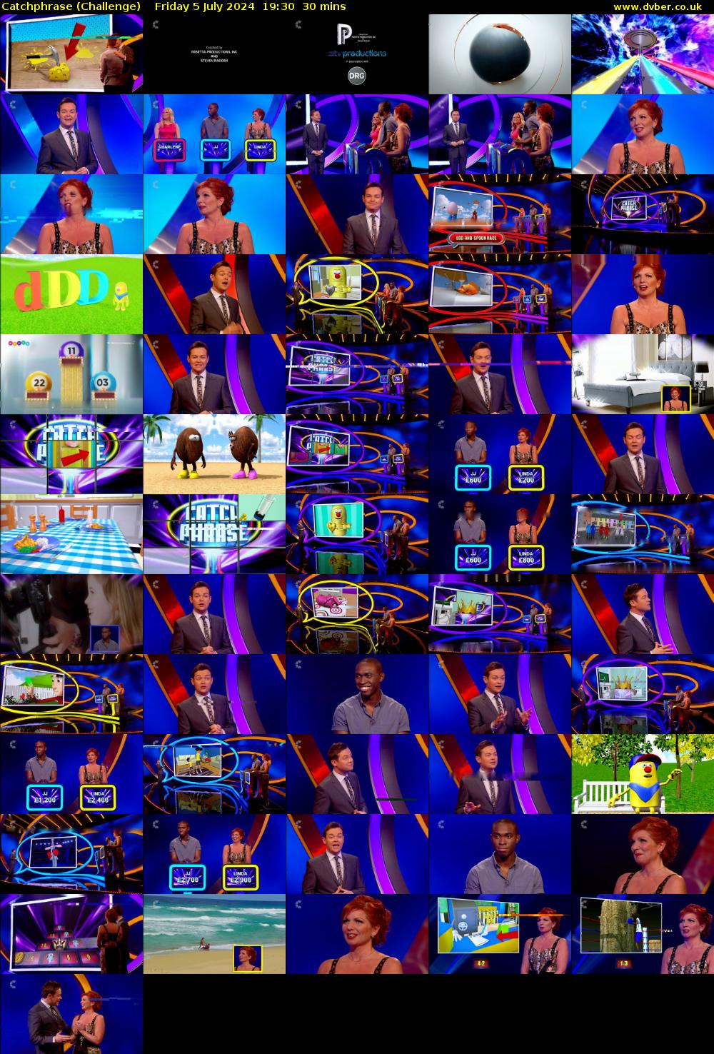 Catchphrase (Challenge) Friday 5 July 2024 19:30 - 20:00