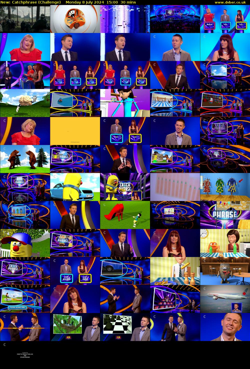 Catchphrase (Challenge) Monday 8 July 2024 15:00 - 15:30