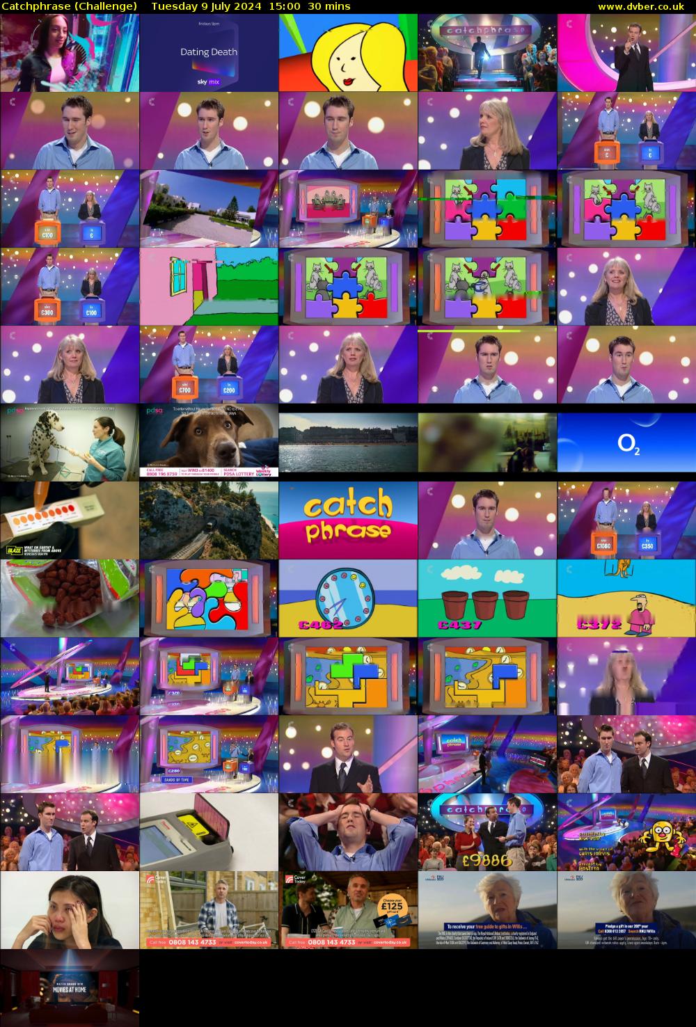 Catchphrase (Challenge) Tuesday 9 July 2024 15:00 - 15:30