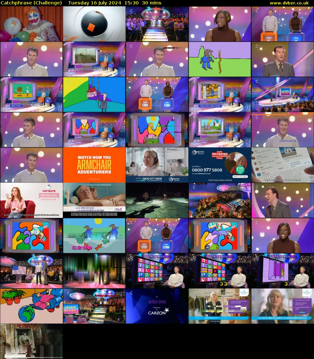 Catchphrase (Challenge) Tuesday 16 July 2024 15:30 - 16:00