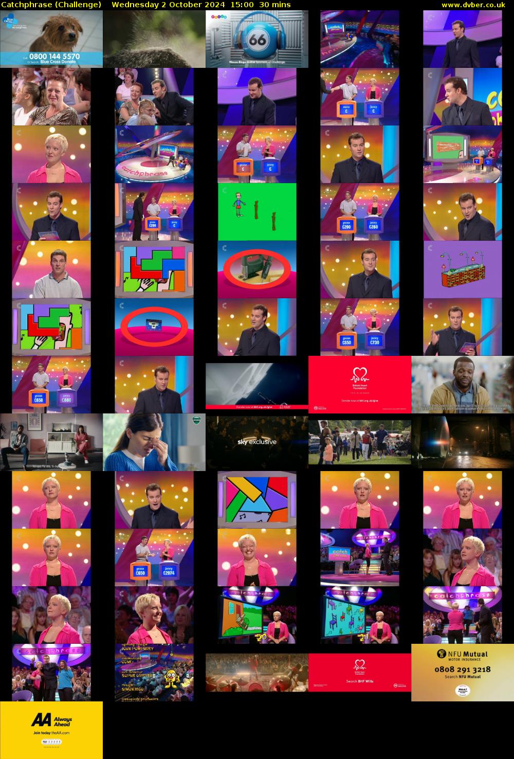 Catchphrase (Challenge) Wednesday 2 October 2024 15:00 - 15:30