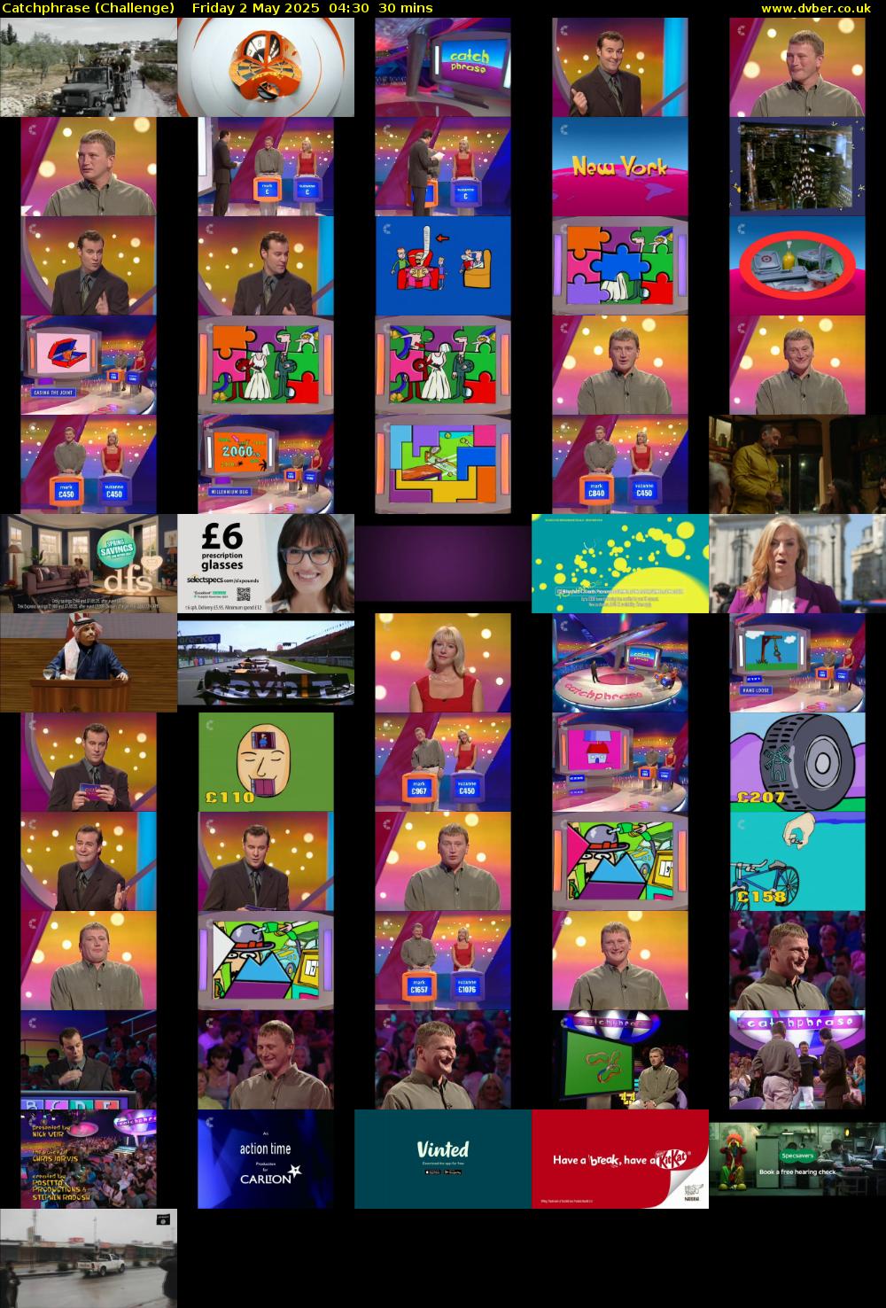 Catchphrase (Challenge) Friday 2 May 2025 04:30 - 05:00