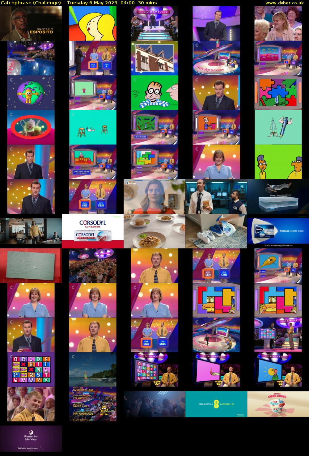 Catchphrase (Challenge) Tuesday 6 May 2025 04:00 - 04:30