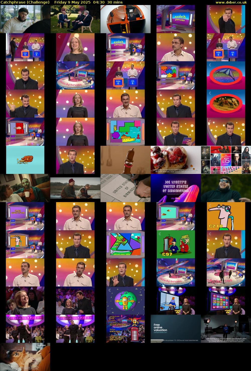 Catchphrase (Challenge) Friday 9 May 2025 04:30 - 05:00