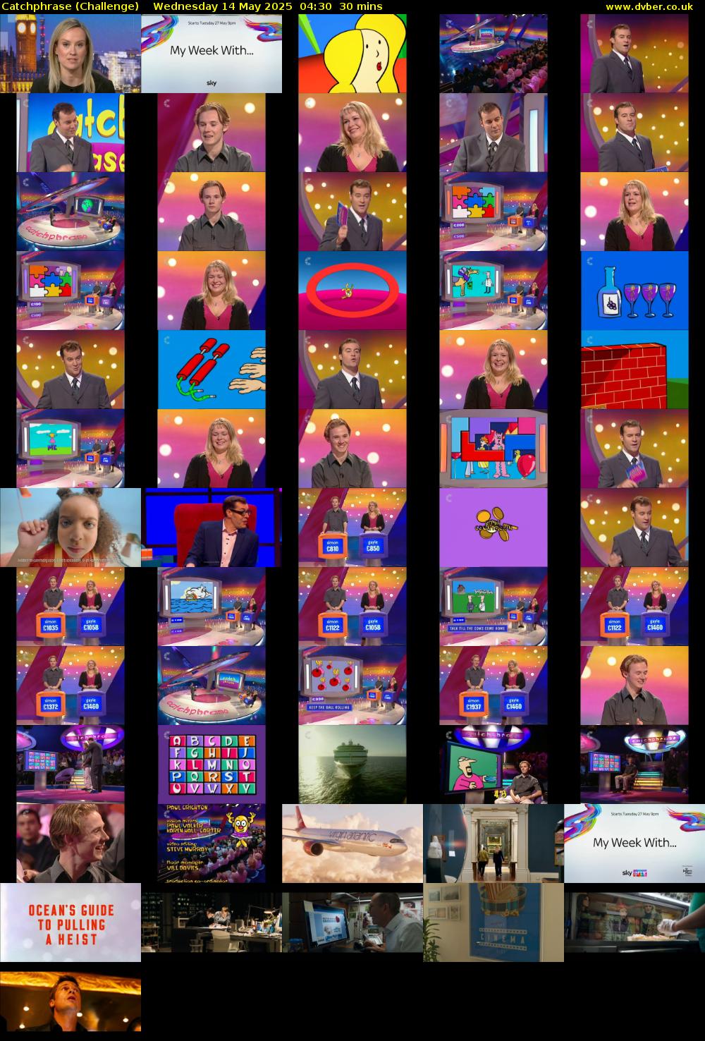 Catchphrase (Challenge) Wednesday 14 May 2025 04:30 - 05:00