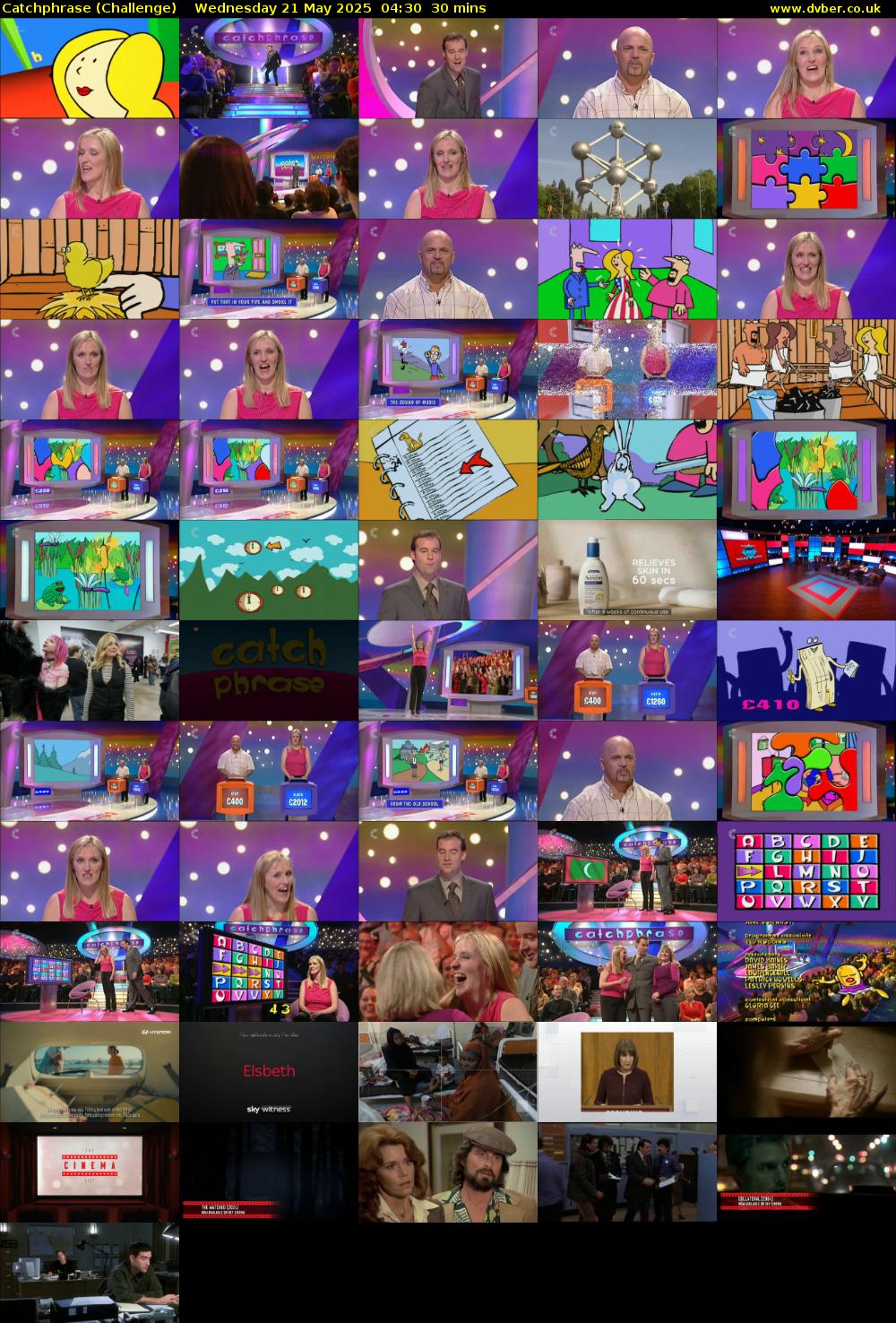 Catchphrase (Challenge) Wednesday 21 May 2025 04:30 - 05:00