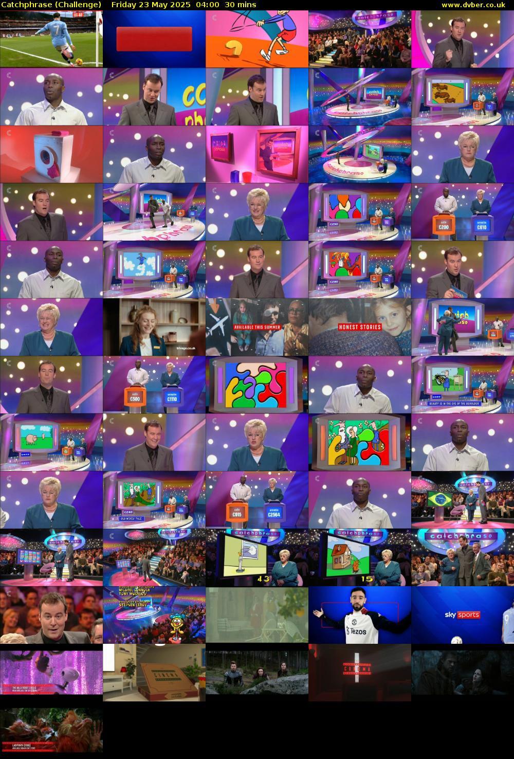 Catchphrase (Challenge) Friday 23 May 2025 04:00 - 04:30