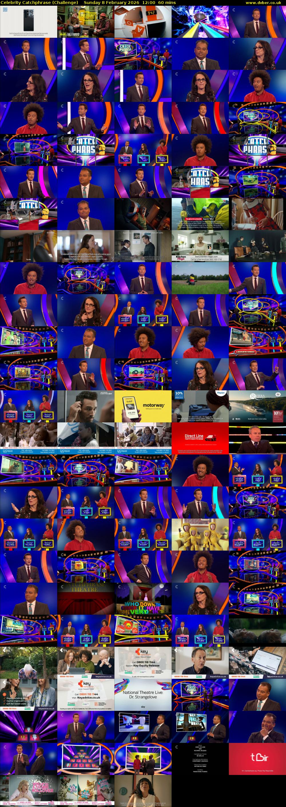 Celebrity Catchphrase (Challenge) Sunday 8 February 2026 12:00 - 13:00