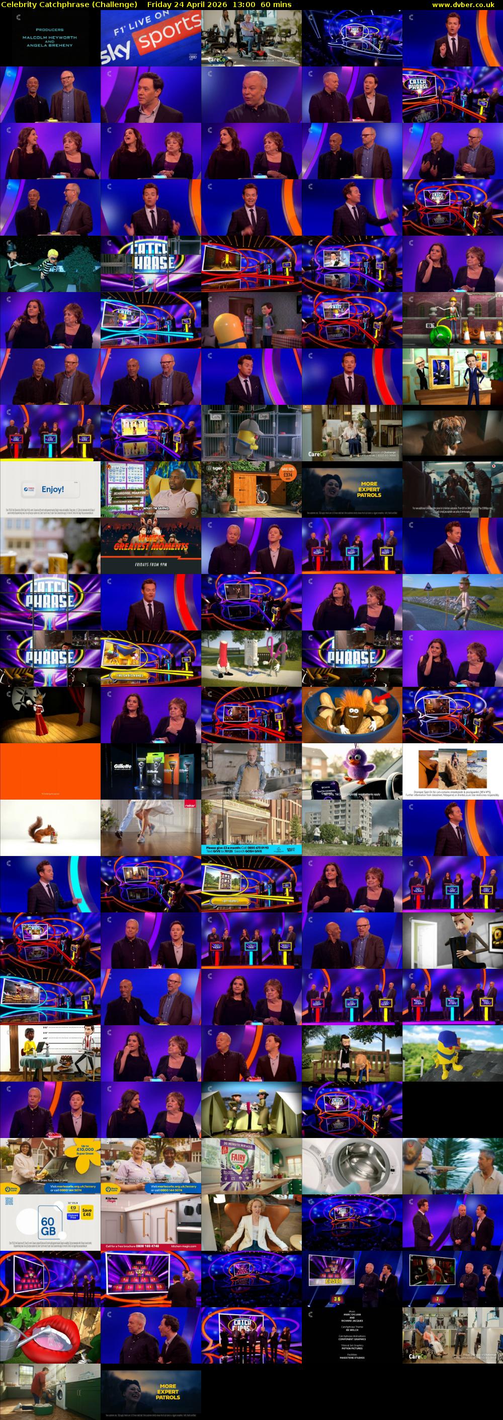 Celebrity Catchphrase (Challenge) Friday 24 April 2026 13:00 - 14:00