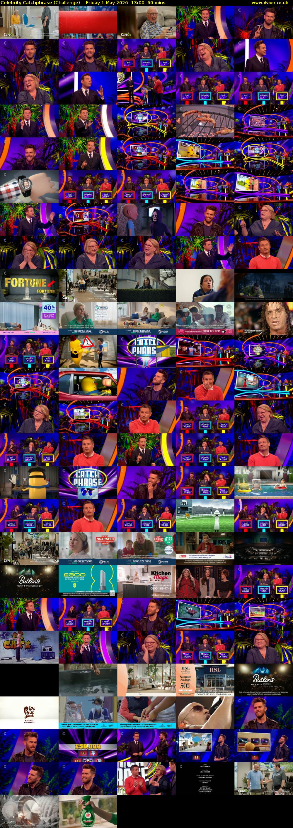 Celebrity Catchphrase (Challenge) Friday 1 May 2026 13:00 - 14:00