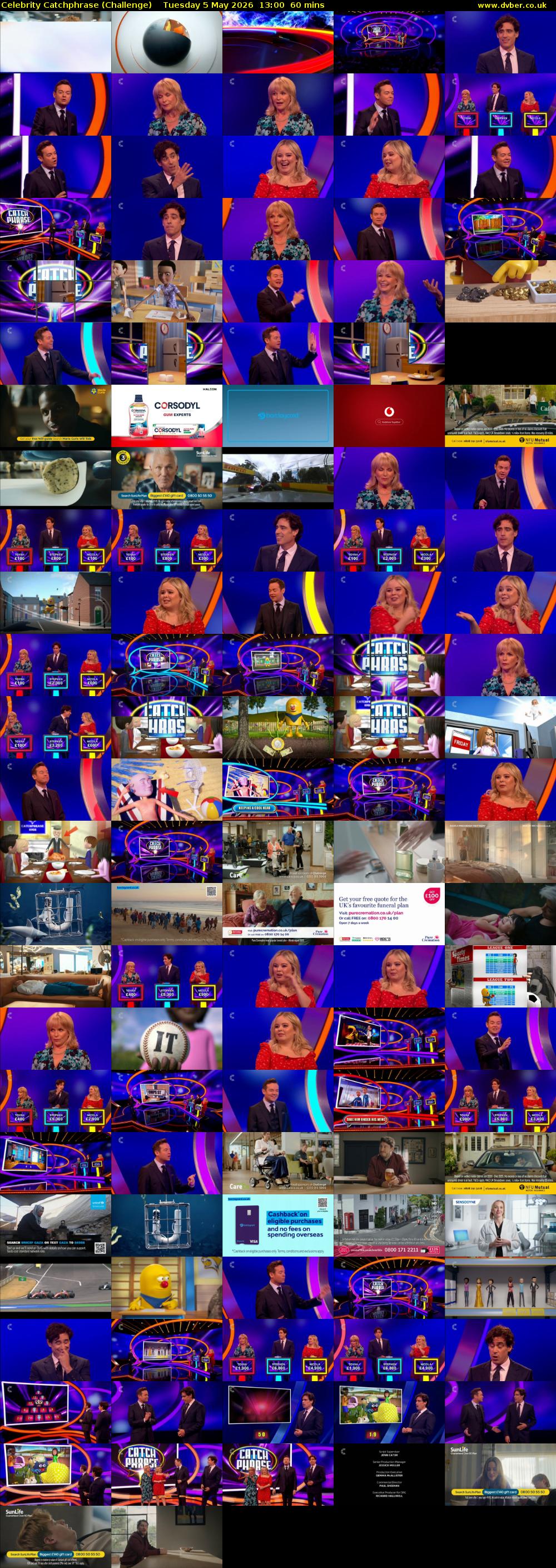 Celebrity Catchphrase (Challenge) Tuesday 5 May 2026 13:00 - 14:00
