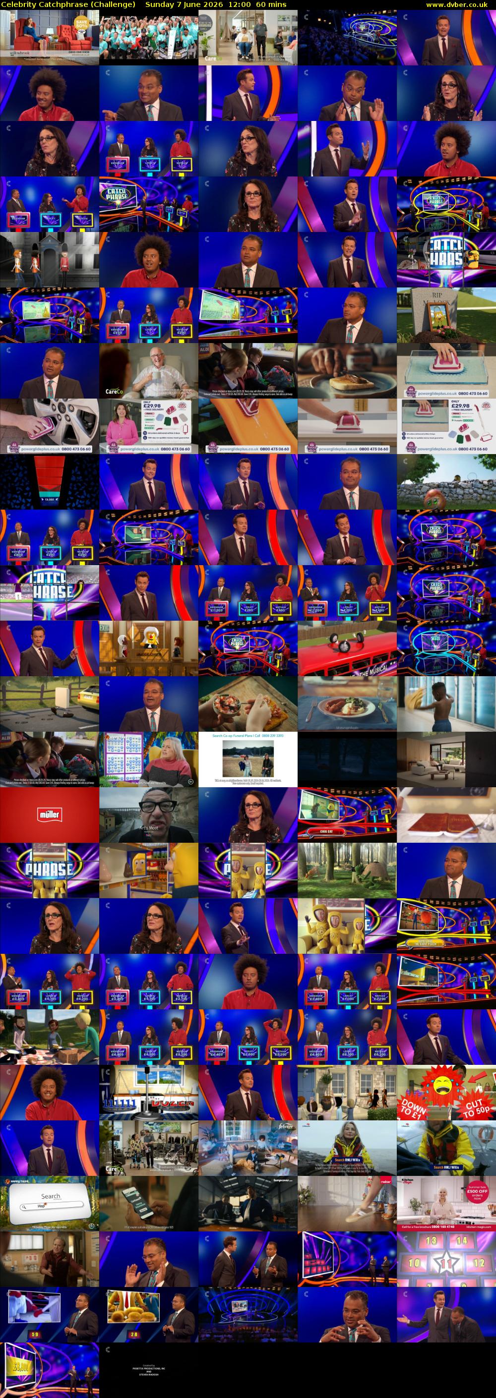 Celebrity Catchphrase (Challenge) Sunday 7 June 2026 12:00 - 13:00