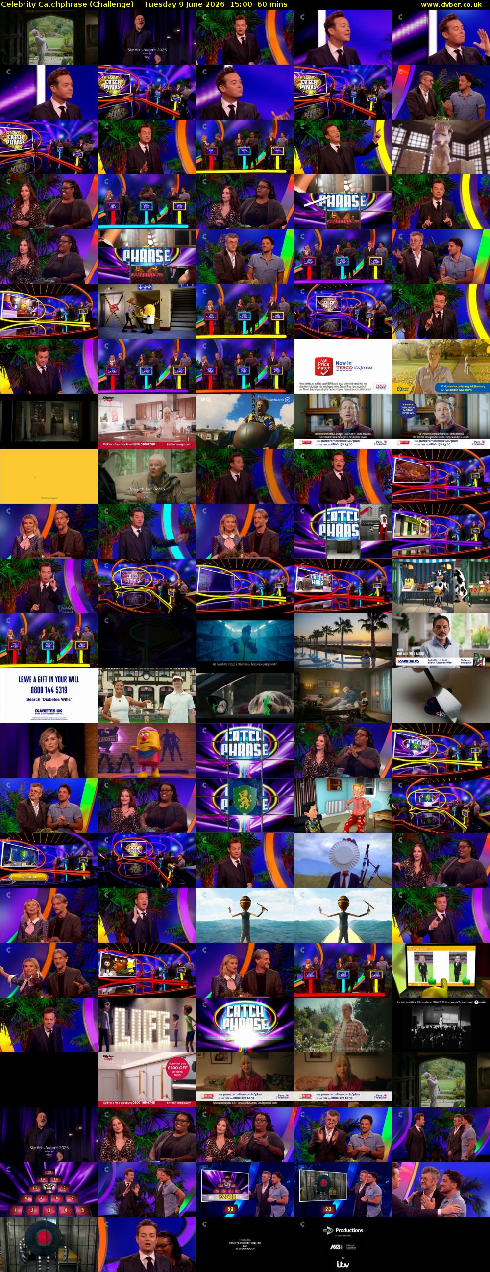 Celebrity Catchphrase (Challenge) Tuesday 9 June 2026 15:00 - 16:00