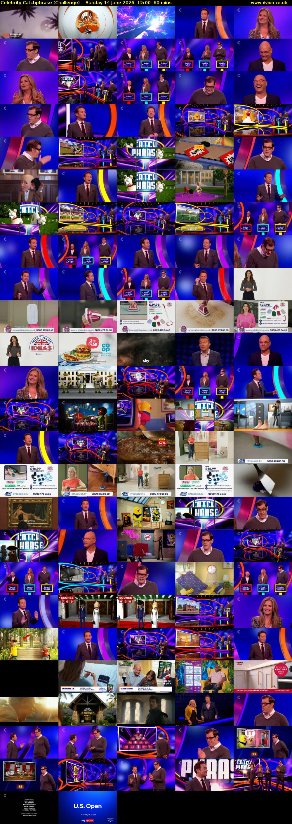 Celebrity Catchphrase (Challenge) Sunday 14 June 2026 12:00 - 13:00
