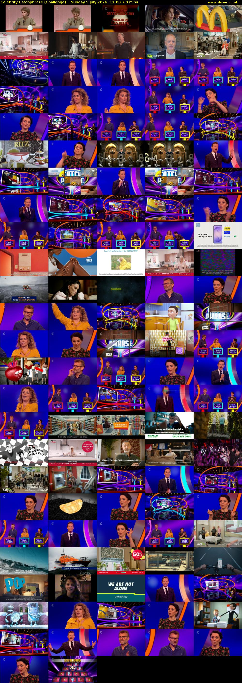 Celebrity Catchphrase (Challenge) Sunday 5 July 2026 12:00 - 13:00