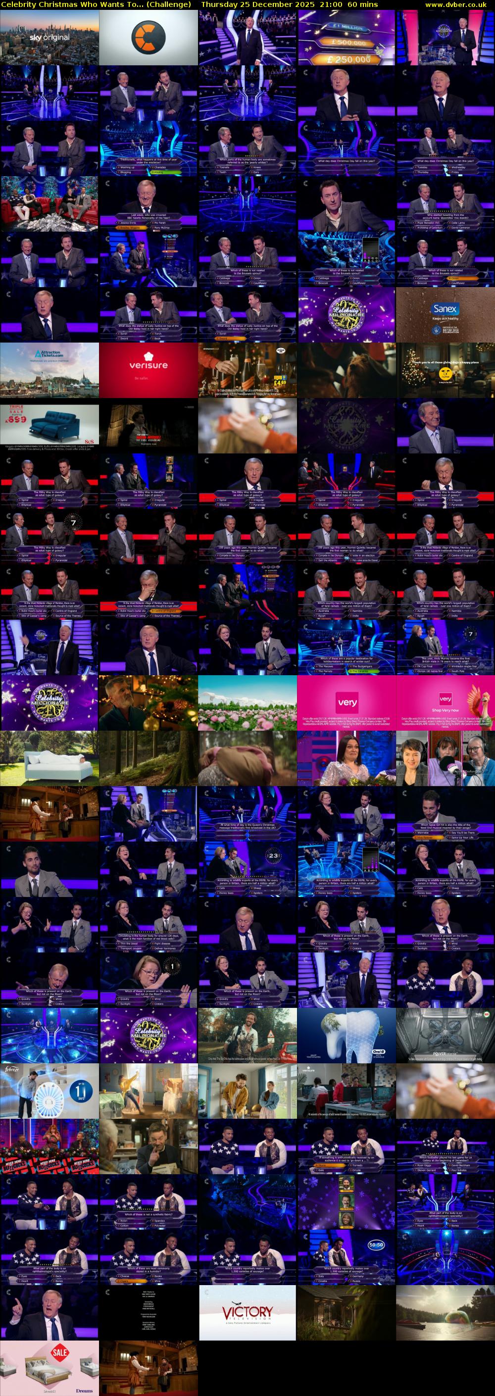 Celebrity Christmas Who Wants To... (Challenge) Thursday 25 December 2025 21:00 - 22:00