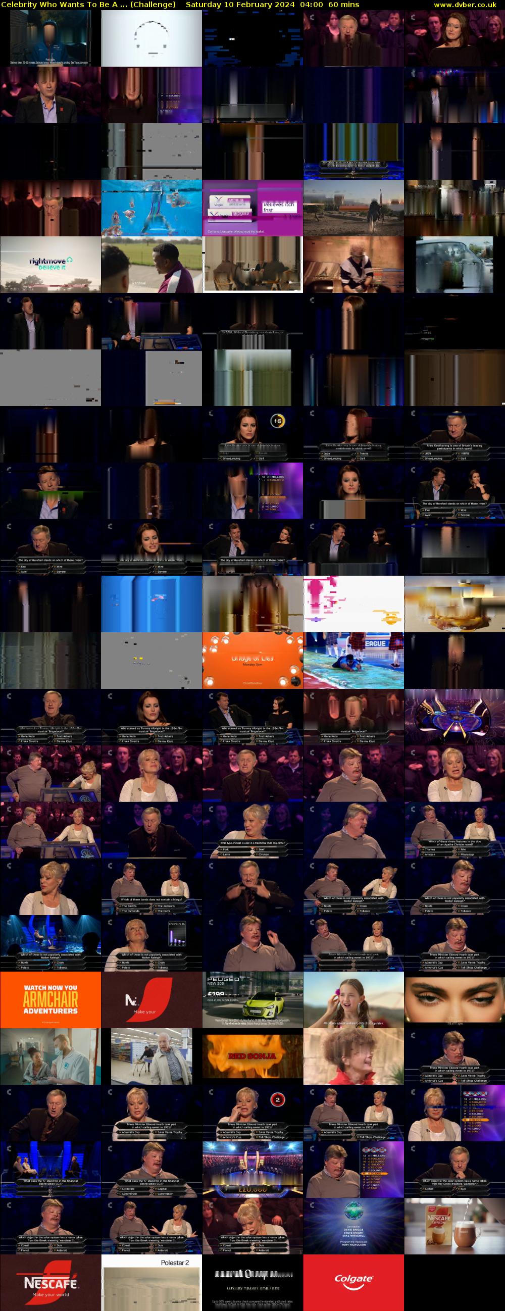 Celebrity Who Wants To Be A ... (Challenge) Saturday 10 February 2024 04:00 - 05:00