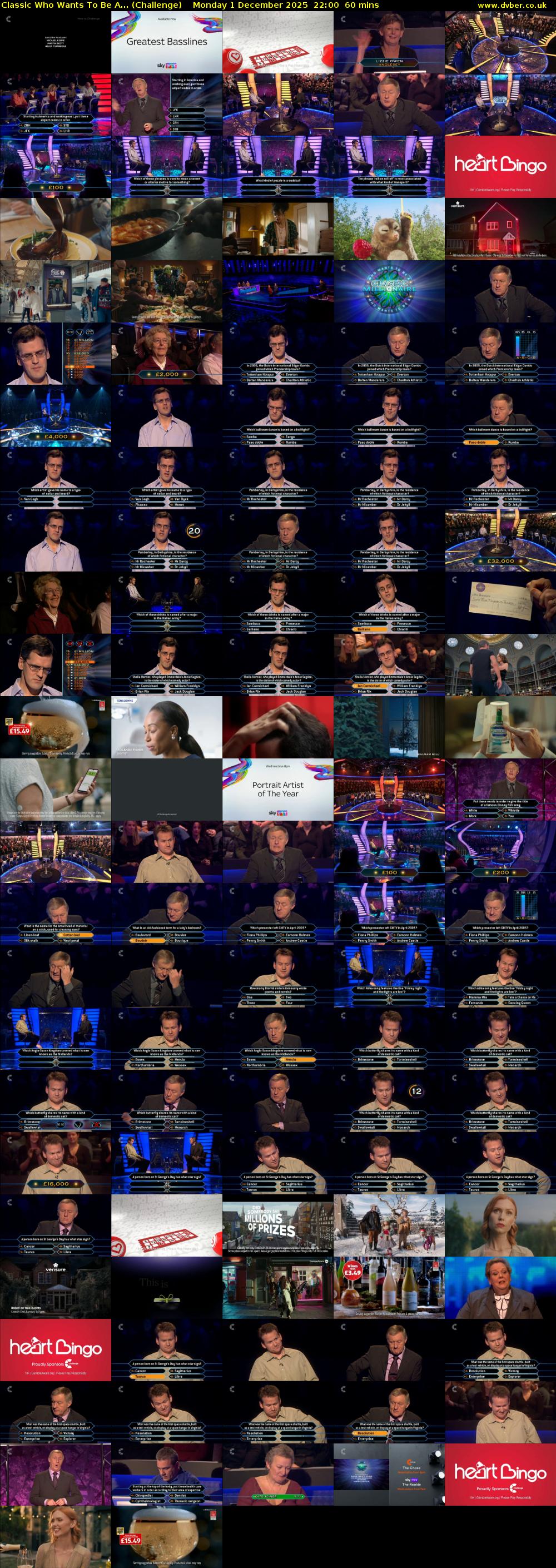 Classic Who Wants To Be A... (Challenge) Monday 1 December 2025 22:00 - 23:00