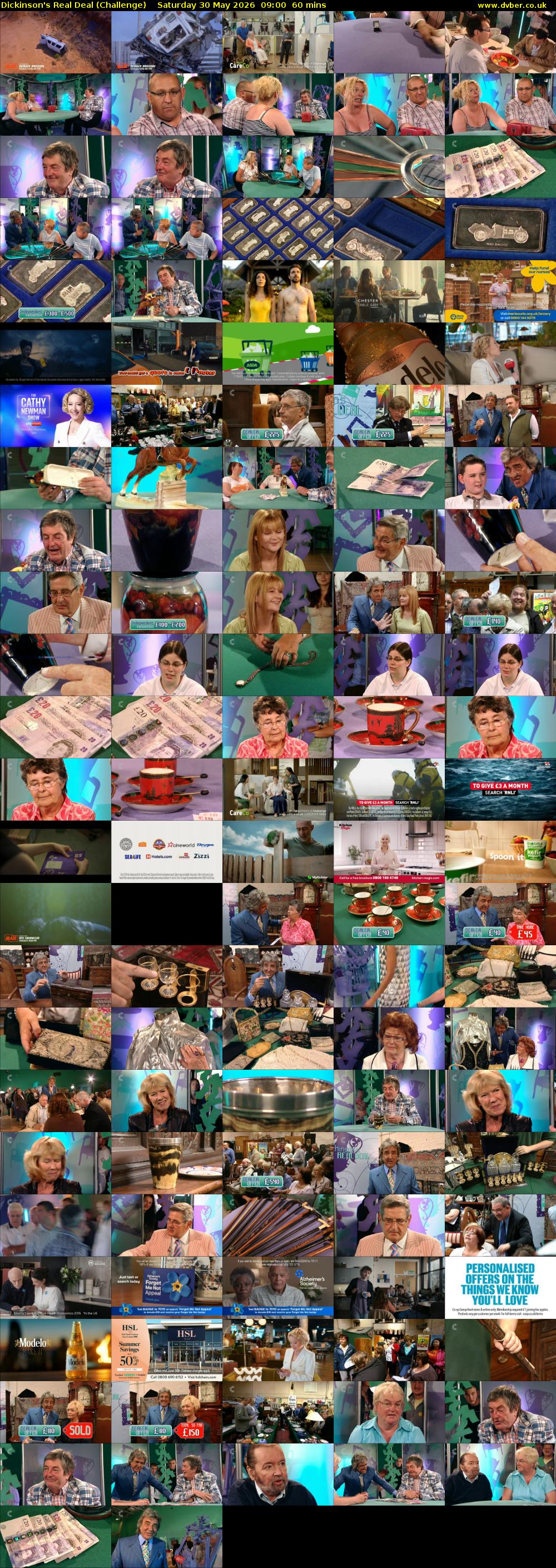 Dickinson's Real Deal (Challenge) Saturday 30 May 2026 09:00 - 10:00