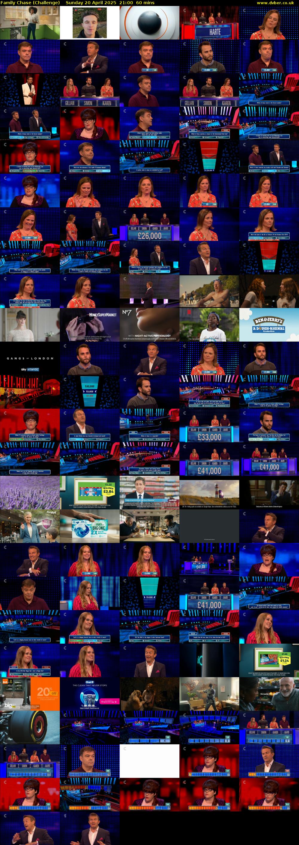 Family Chase (Challenge) Sunday 20 April 2025 21:00 - 22:00