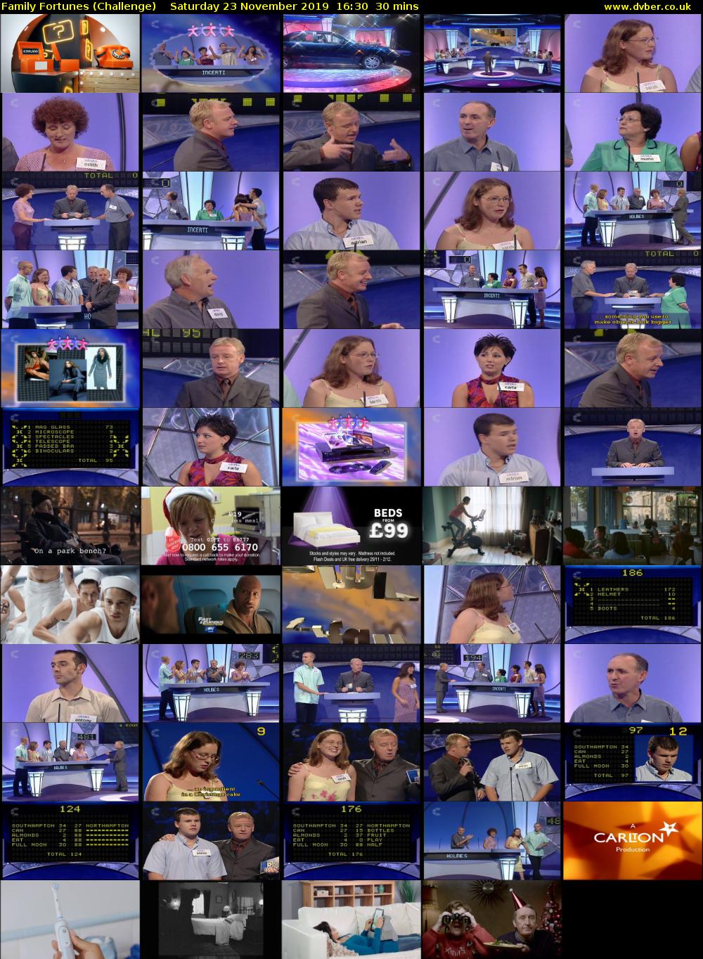 Family Fortunes Challenge 2019 11 23 1630 Family Fortunes Challenge 2019 11 23 1630