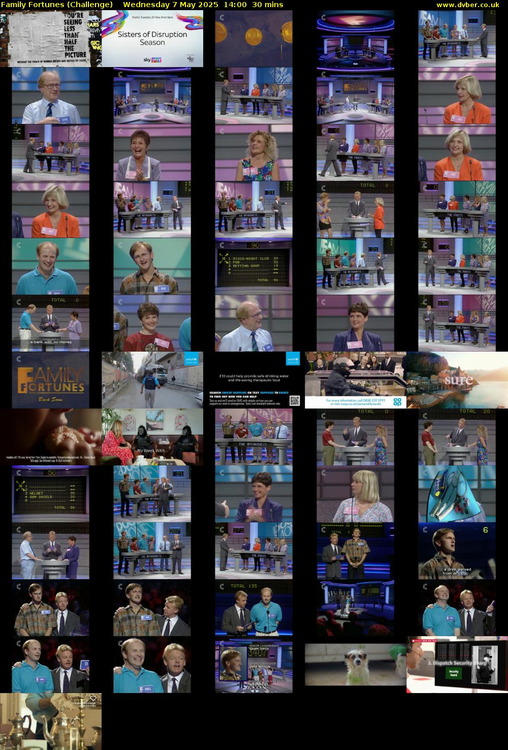 Family Fortunes (Challenge) Wednesday 7 May 2025 14:00 - 14:30