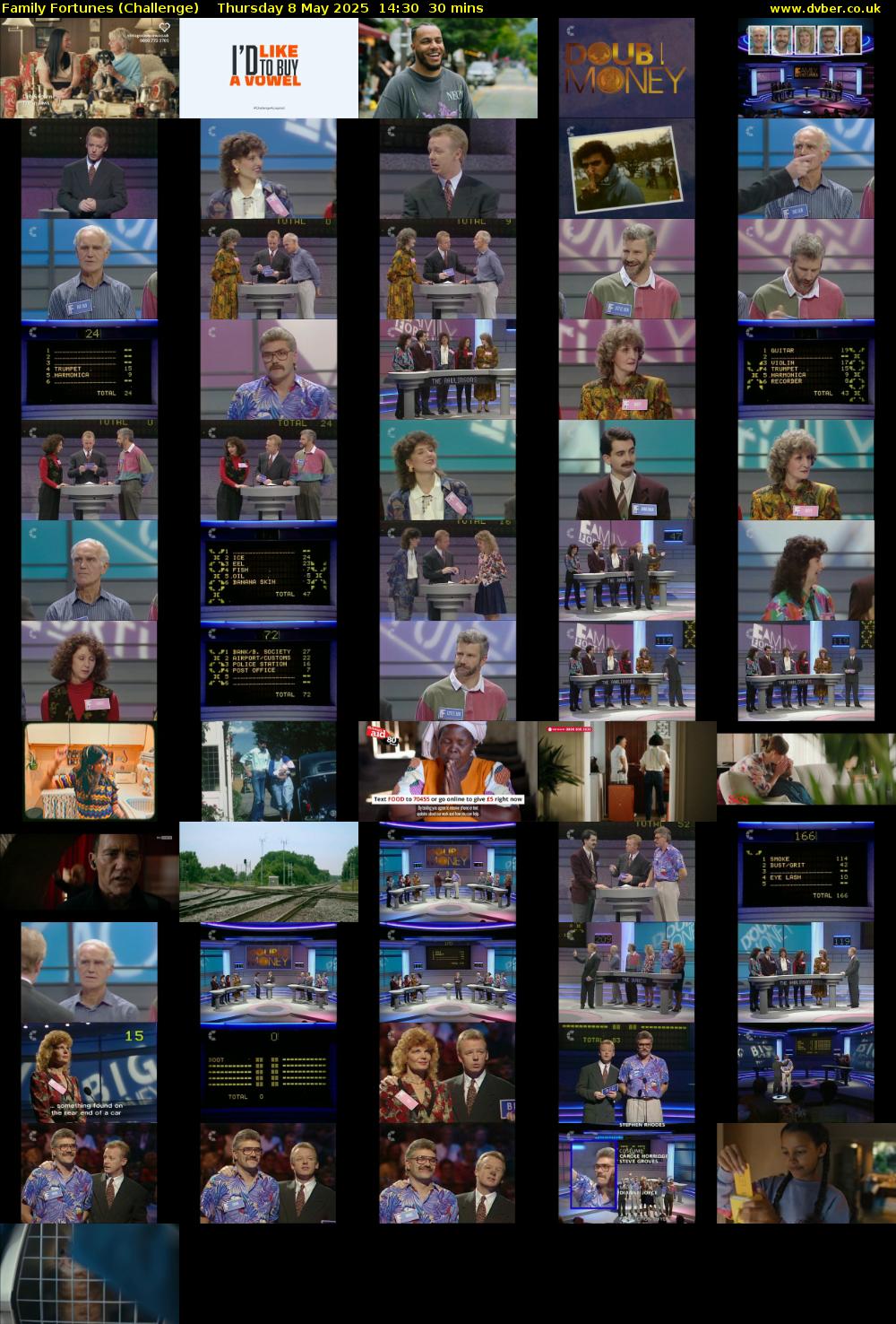 Family Fortunes (Challenge) Thursday 8 May 2025 14:30 - 15:00