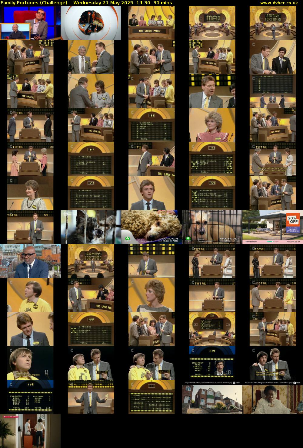 Family Fortunes (Challenge) Wednesday 21 May 2025 14:30 - 15:00