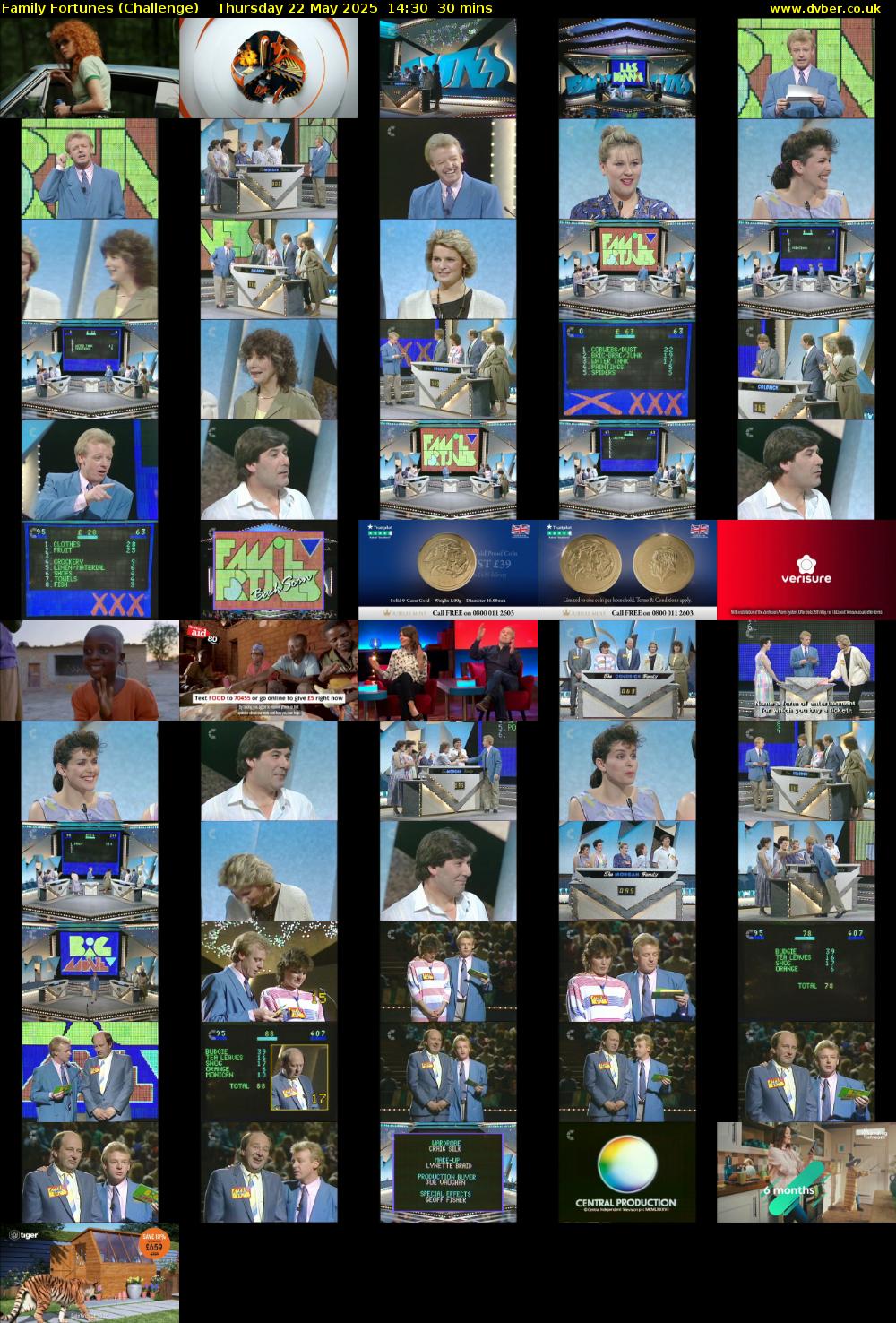 Family Fortunes (Challenge) Thursday 22 May 2025 14:30 - 15:00