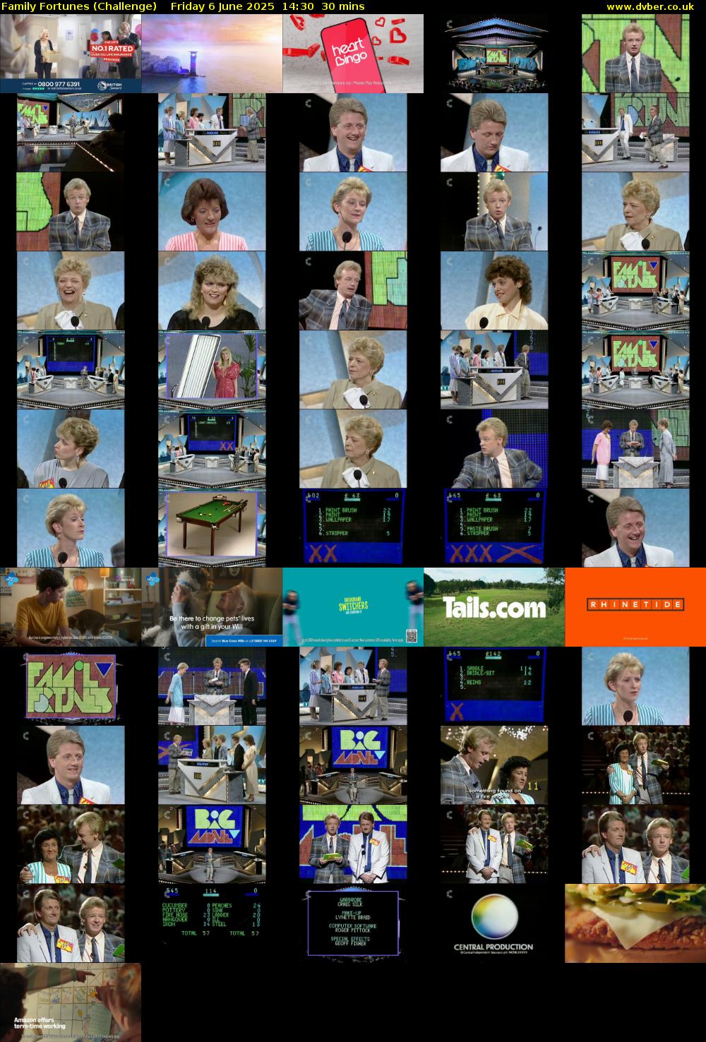 Family Fortunes (Challenge) Friday 6 June 2025 14:30 - 15:00