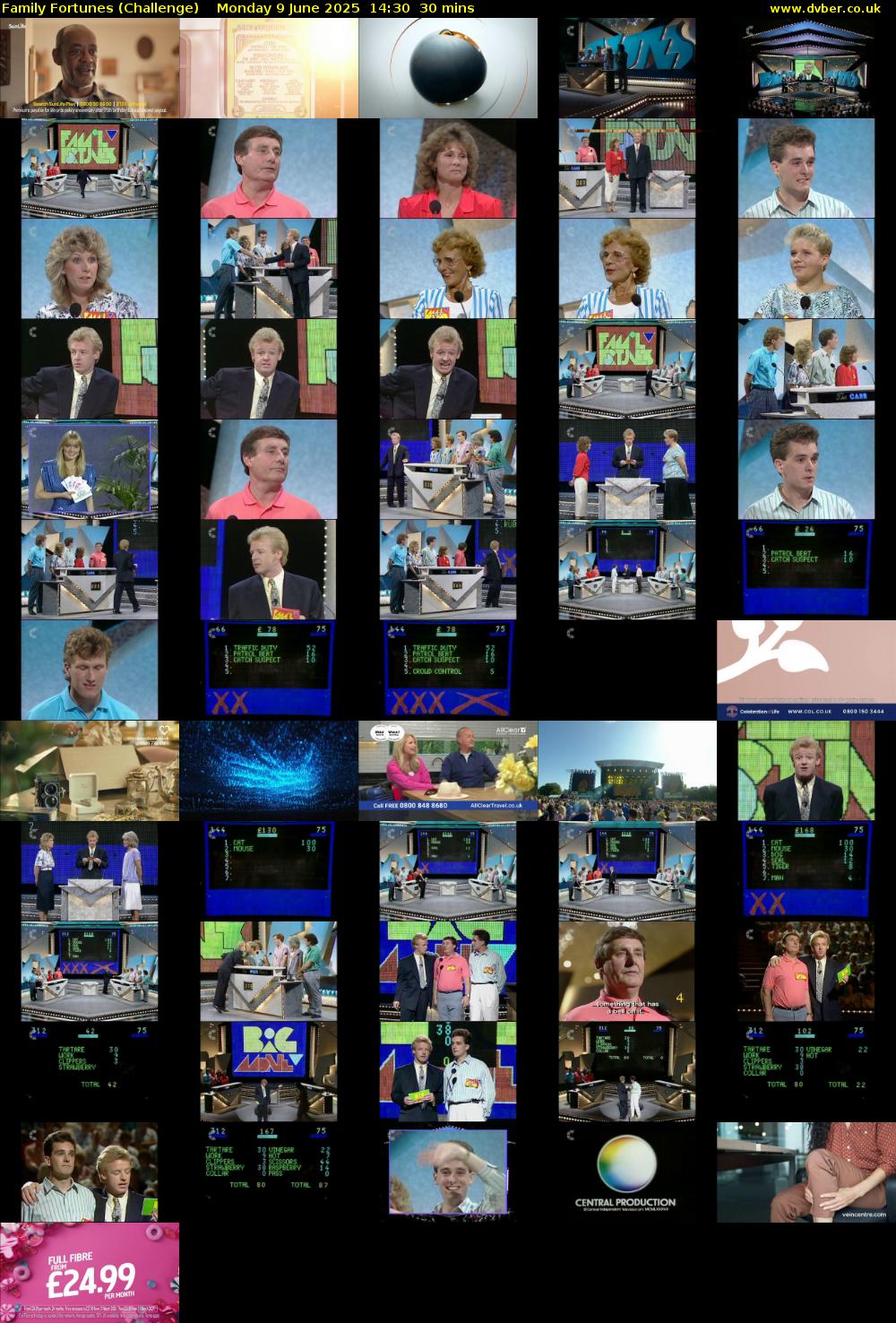 Family Fortunes (Challenge) Monday 9 June 2025 14:30 - 15:00