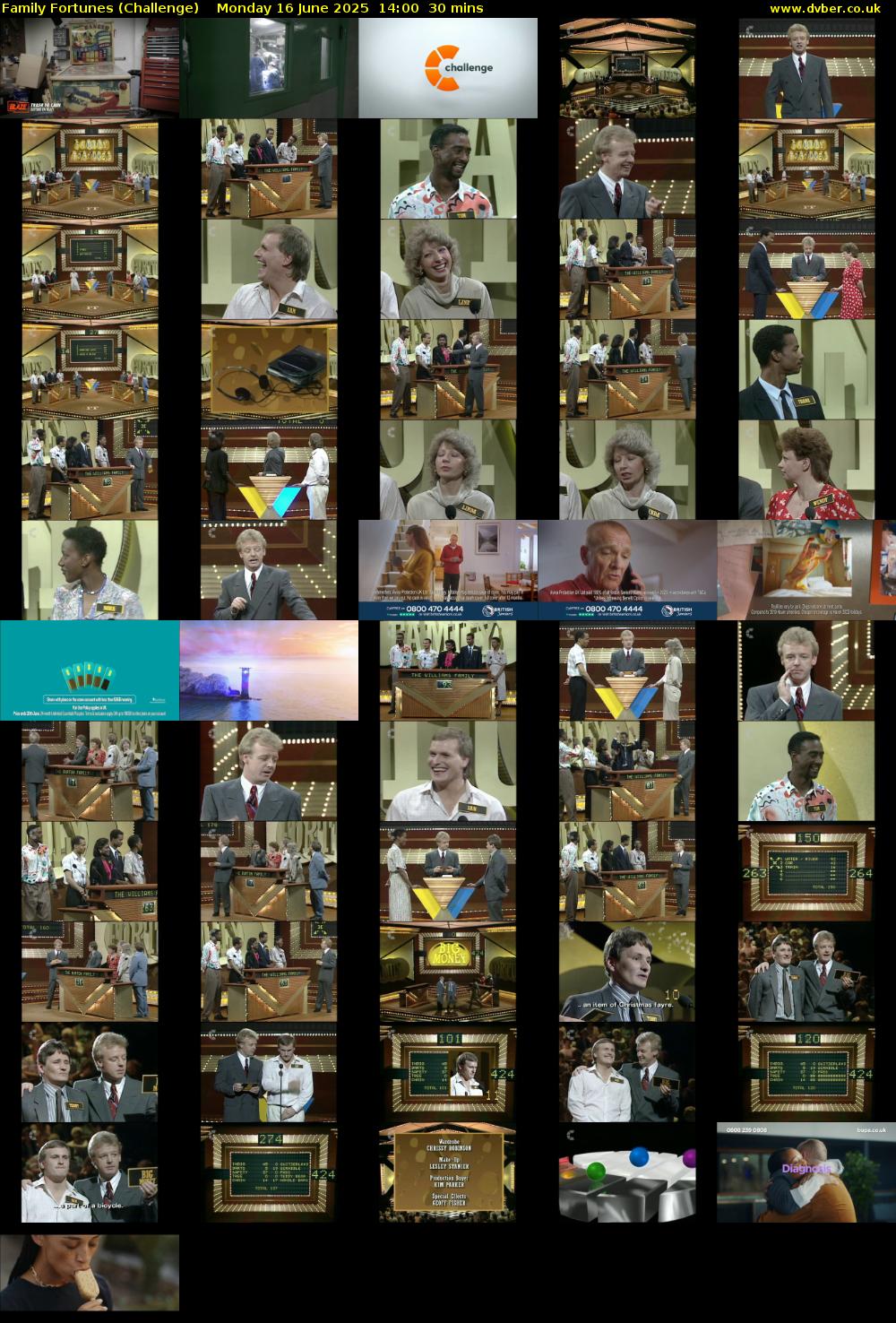 Family Fortunes (Challenge) Monday 16 June 2025 14:00 - 14:30