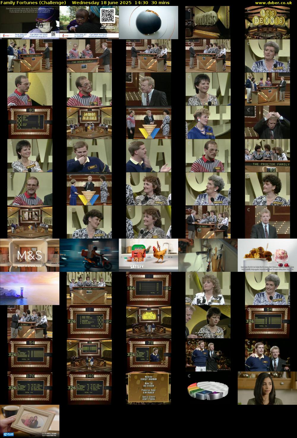 Family Fortunes (Challenge) Wednesday 18 June 2025 14:30 - 15:00
