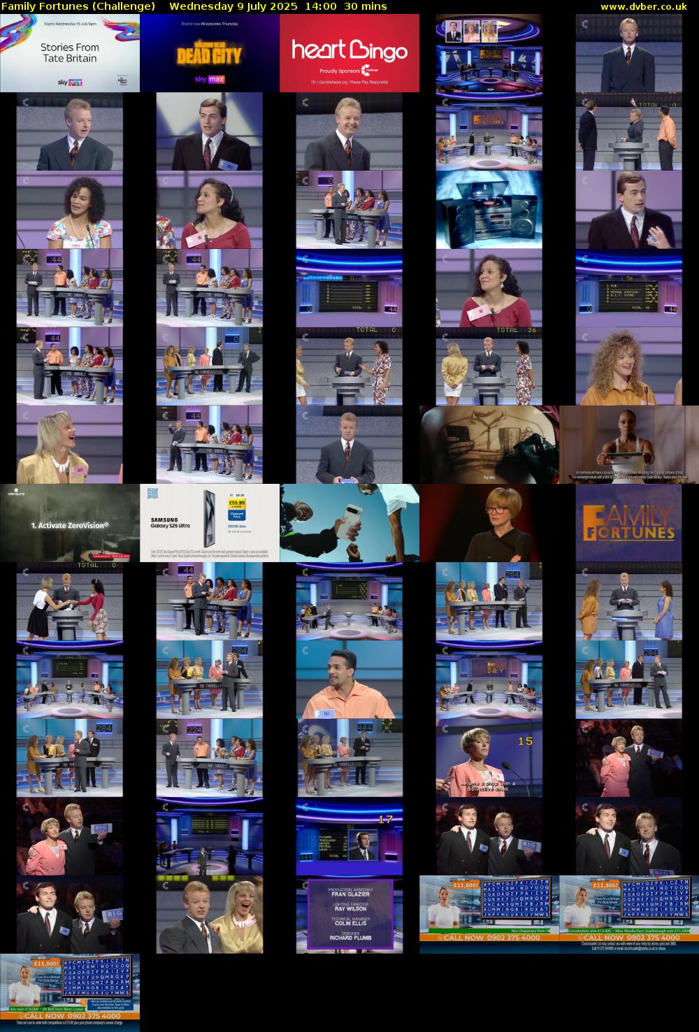 Family Fortunes (Challenge) Wednesday 9 July 2025 14:00 - 14:30