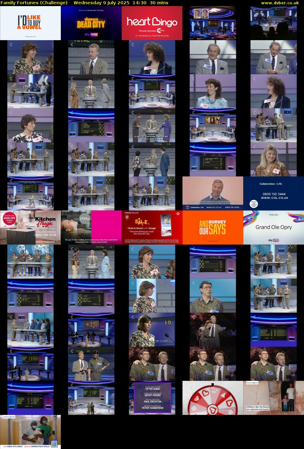 Family Fortunes (Challenge) Wednesday 9 July 2025 14:30 - 15:00