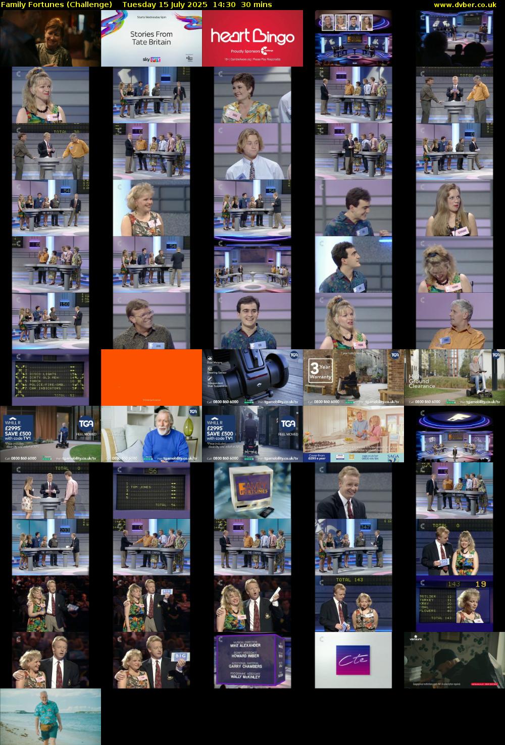 Family Fortunes (Challenge) Tuesday 15 July 2025 14:30 - 15:00