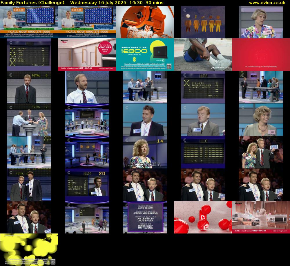 Family Fortunes (Challenge) Wednesday 16 July 2025 14:30 - 15:00
