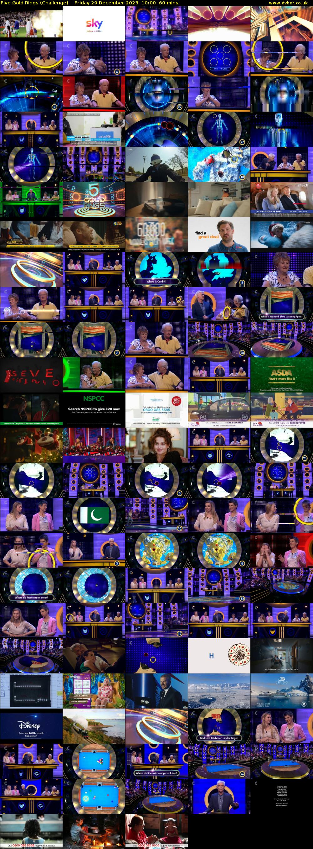 Five Gold Rings (Challenge) Friday 29 December 2023 10:00 - 11:00