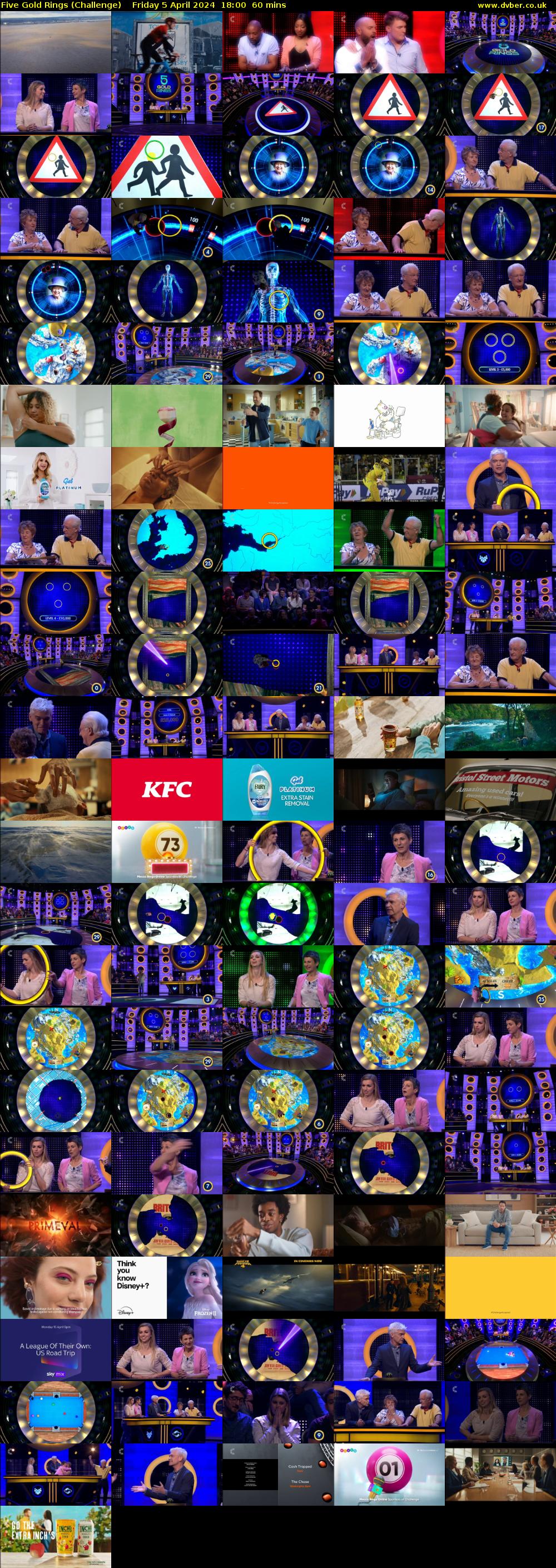 Five Gold Rings (Challenge) Friday 5 April 2024 18:00 - 19:00