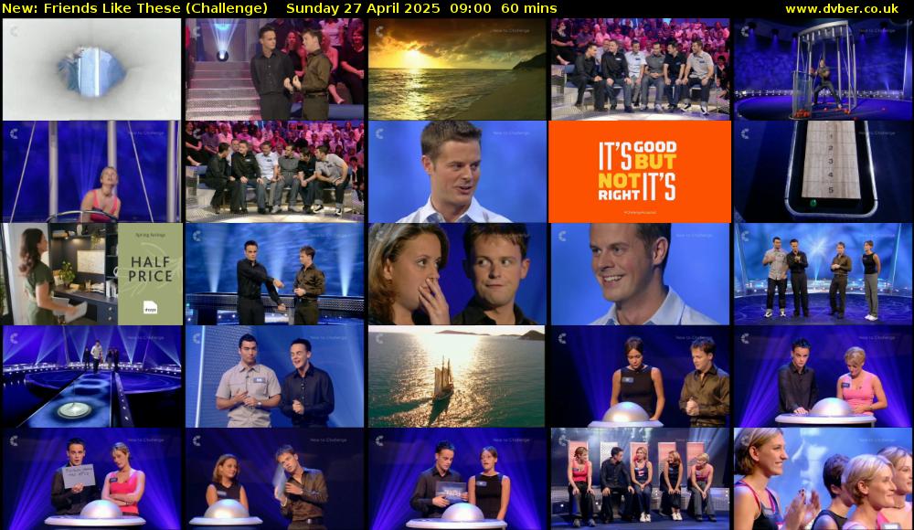 Friends Like These (Challenge) Sunday 27 April 2025 09:00 - 10:00