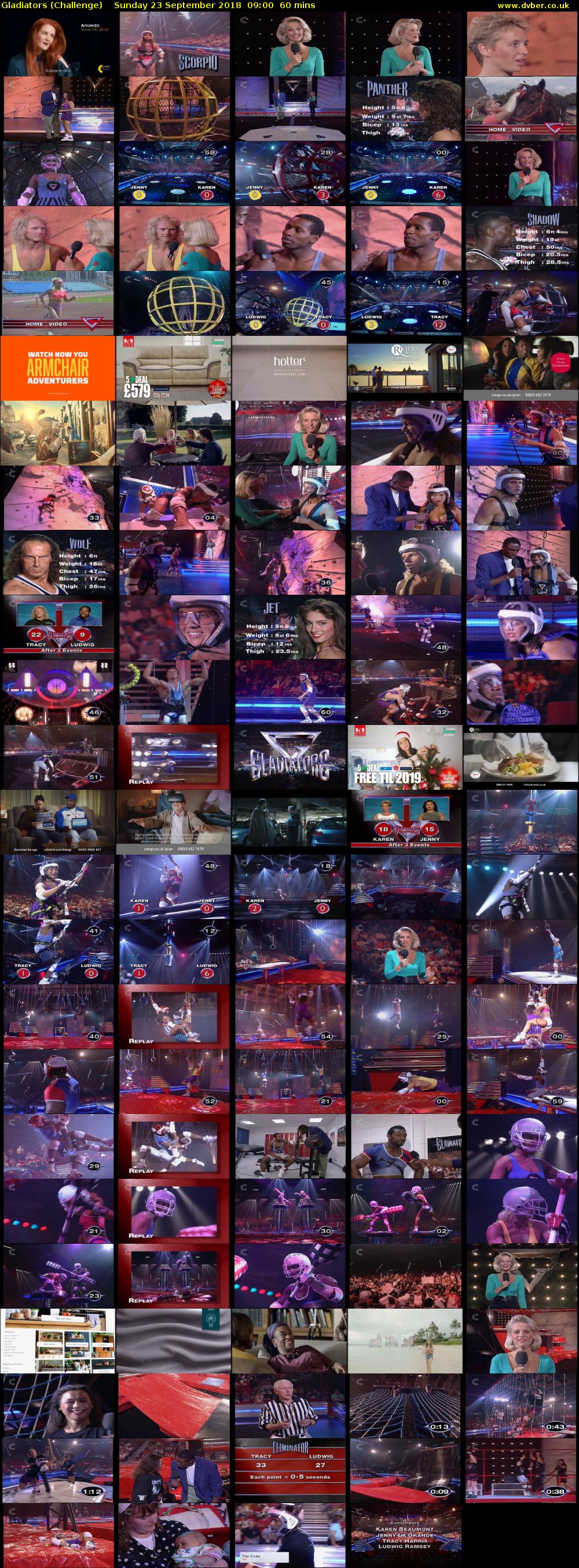 Gladiators (Challenge) Sunday 23 September 2018 09:00 - 10:00