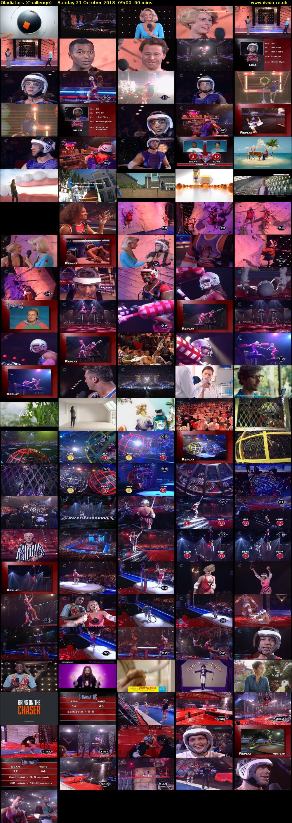 Gladiators (Challenge) Sunday 21 October 2018 09:00 - 10:00