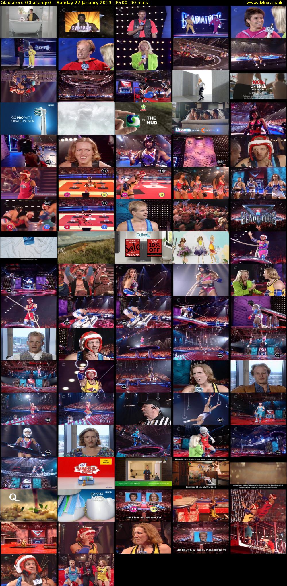 Gladiators (Challenge) Sunday 27 January 2019 09:00 - 10:00