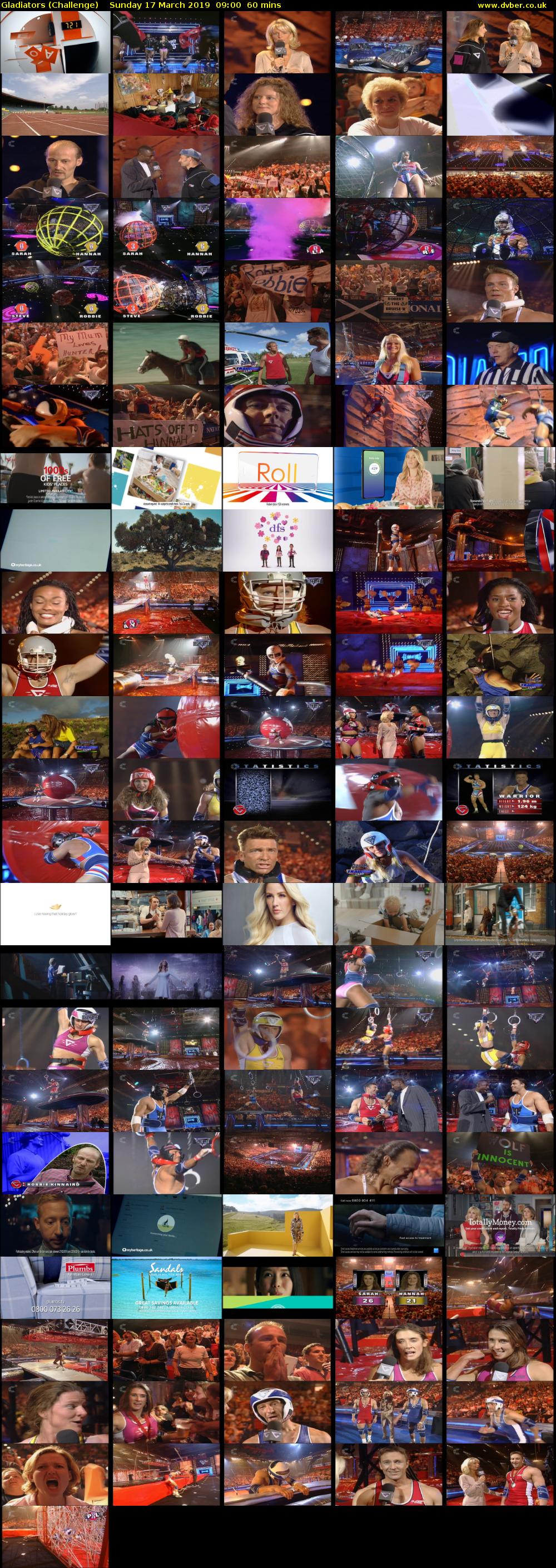 Gladiators (Challenge) Sunday 17 March 2019 09:00 - 10:00