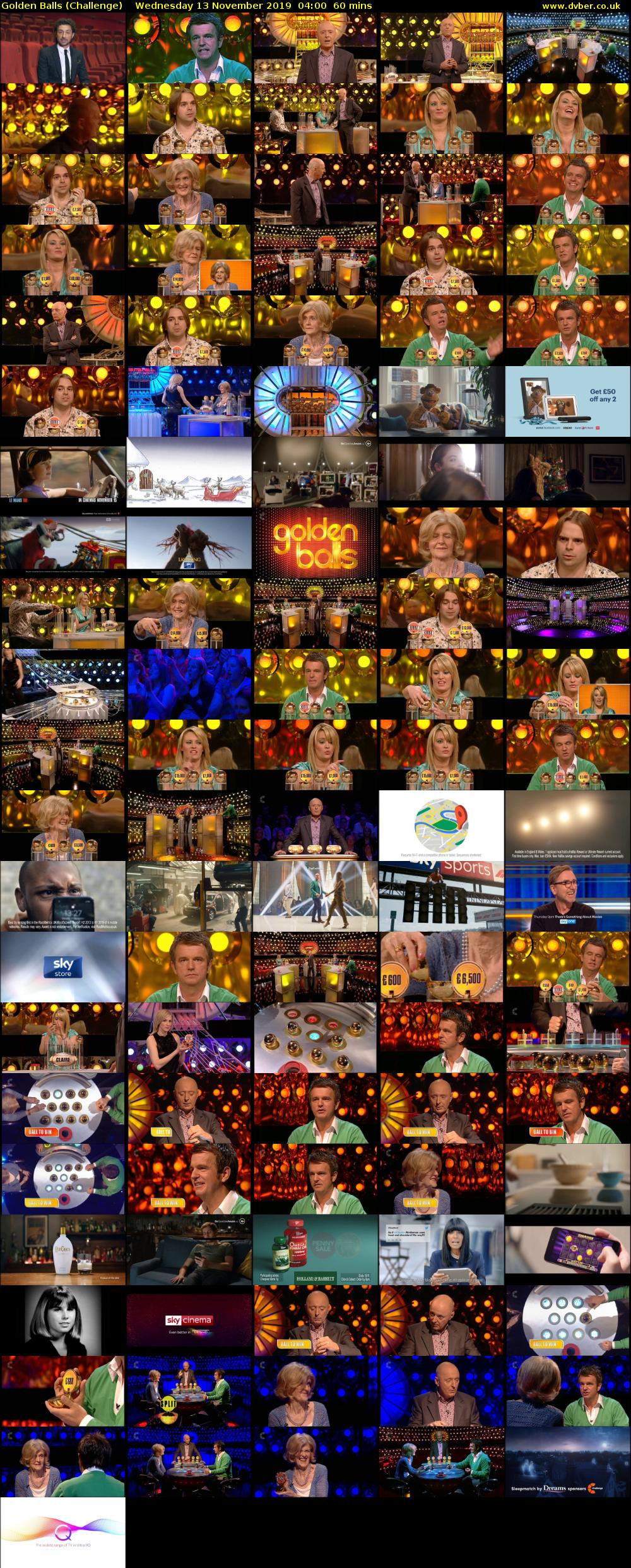 Golden Balls (Challenge) Wednesday 13 November 2019 04:00 - 05:00