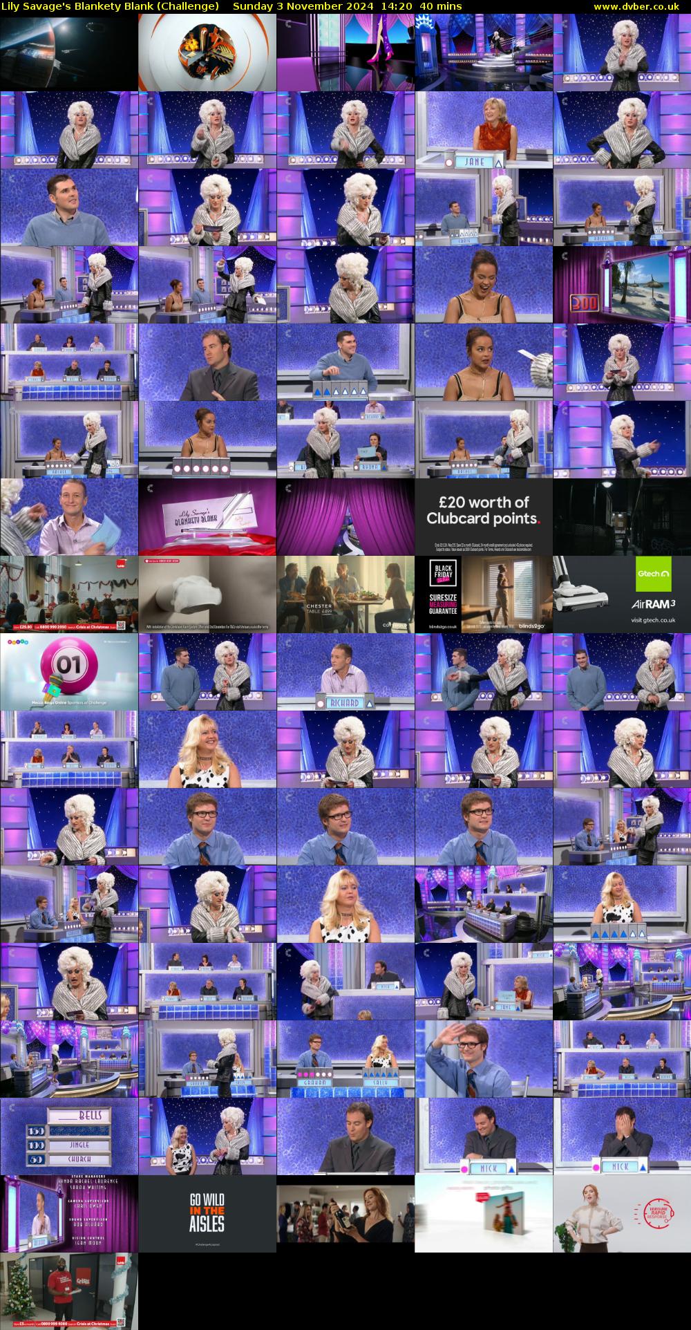 Lily Savage's Blankety Blank (Challenge) Sunday 3 November 2024 14:20 - 15:00