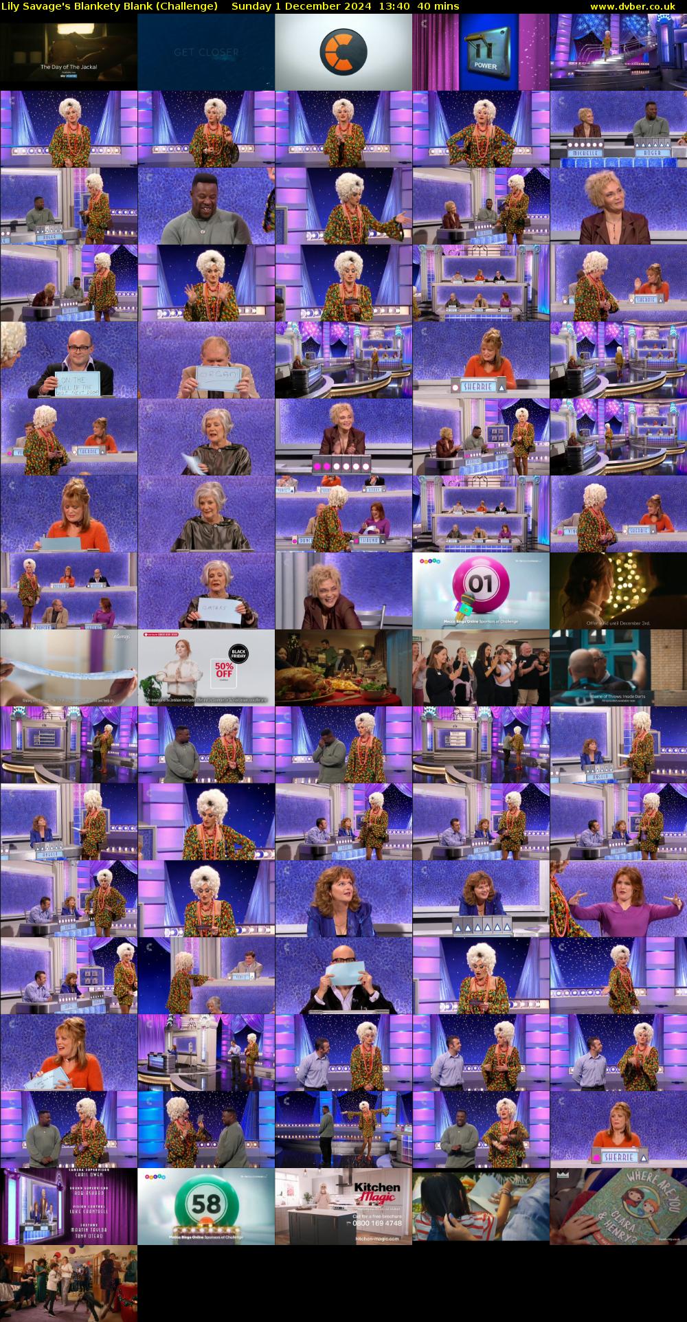 Lily Savage's Blankety Blank (Challenge) Sunday 1 December 2024 13:40 - 14:20